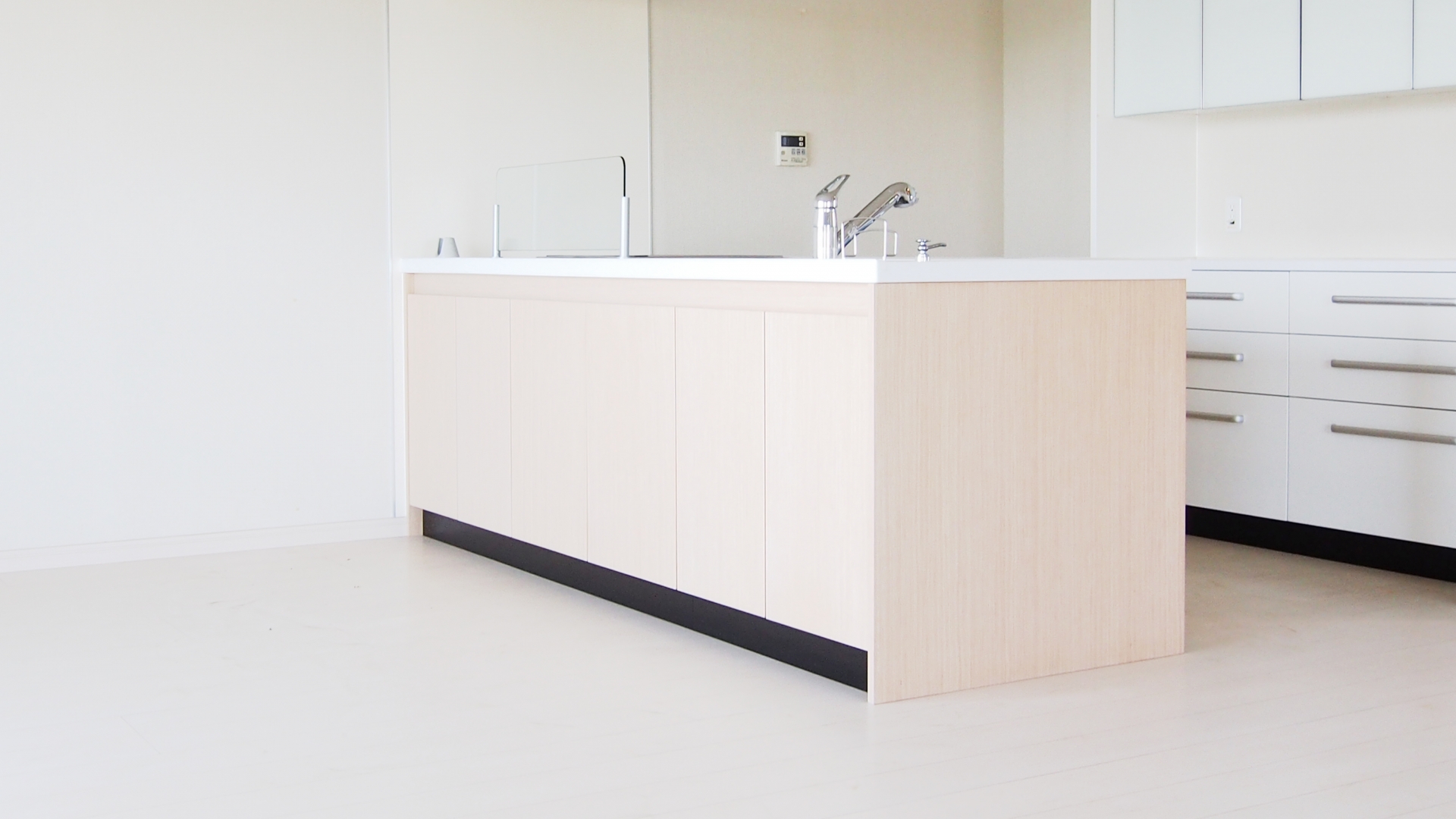 開放感のあるアイランドキッチン